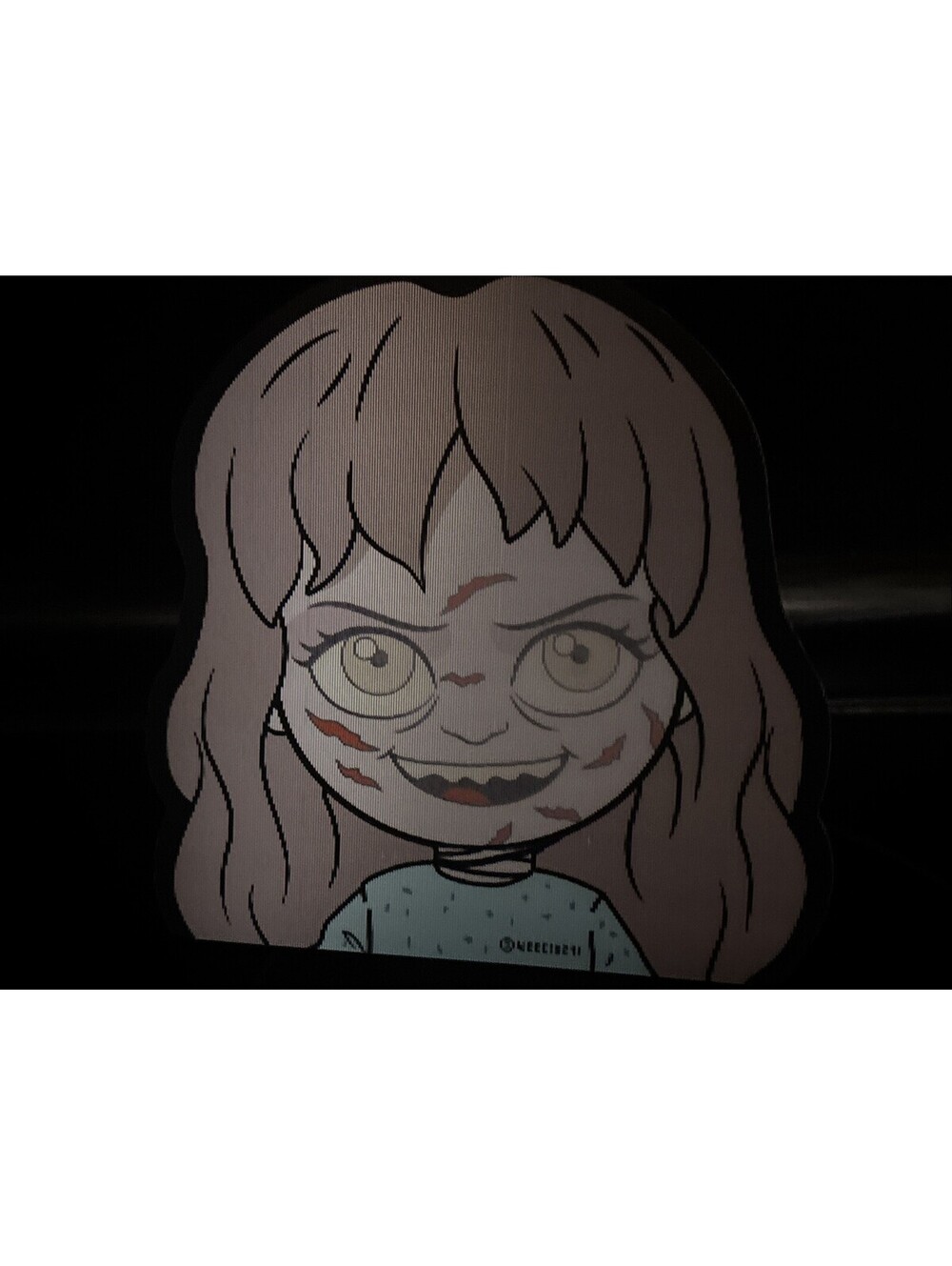 The Exorcist Regan 3D Motion Decal Sticker Paladone WB Horror Movie Vinyl New